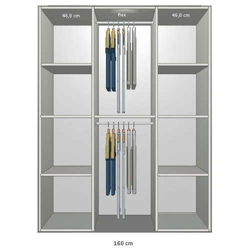 Billede af Inventar fra bredde 140 cm til 160 cm Model B